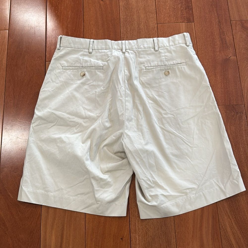 Polo Golf Ralph Lauren Men's Tan Flat Front Shorts size‎ 35 - Picture 2 of 9